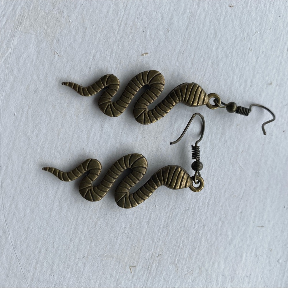 Snake Earrings - Picture 2 of 2